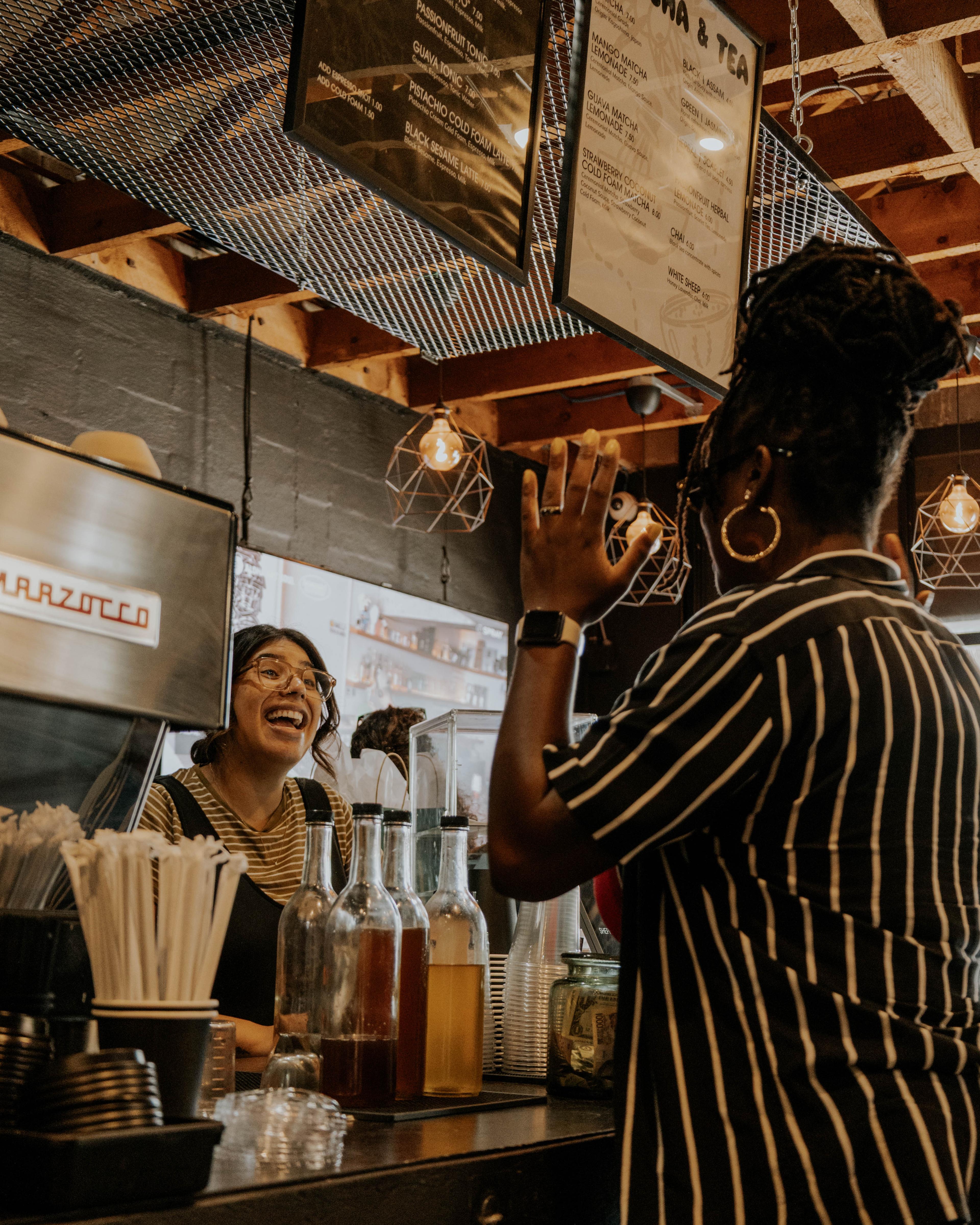 Shepherds Coffee seating