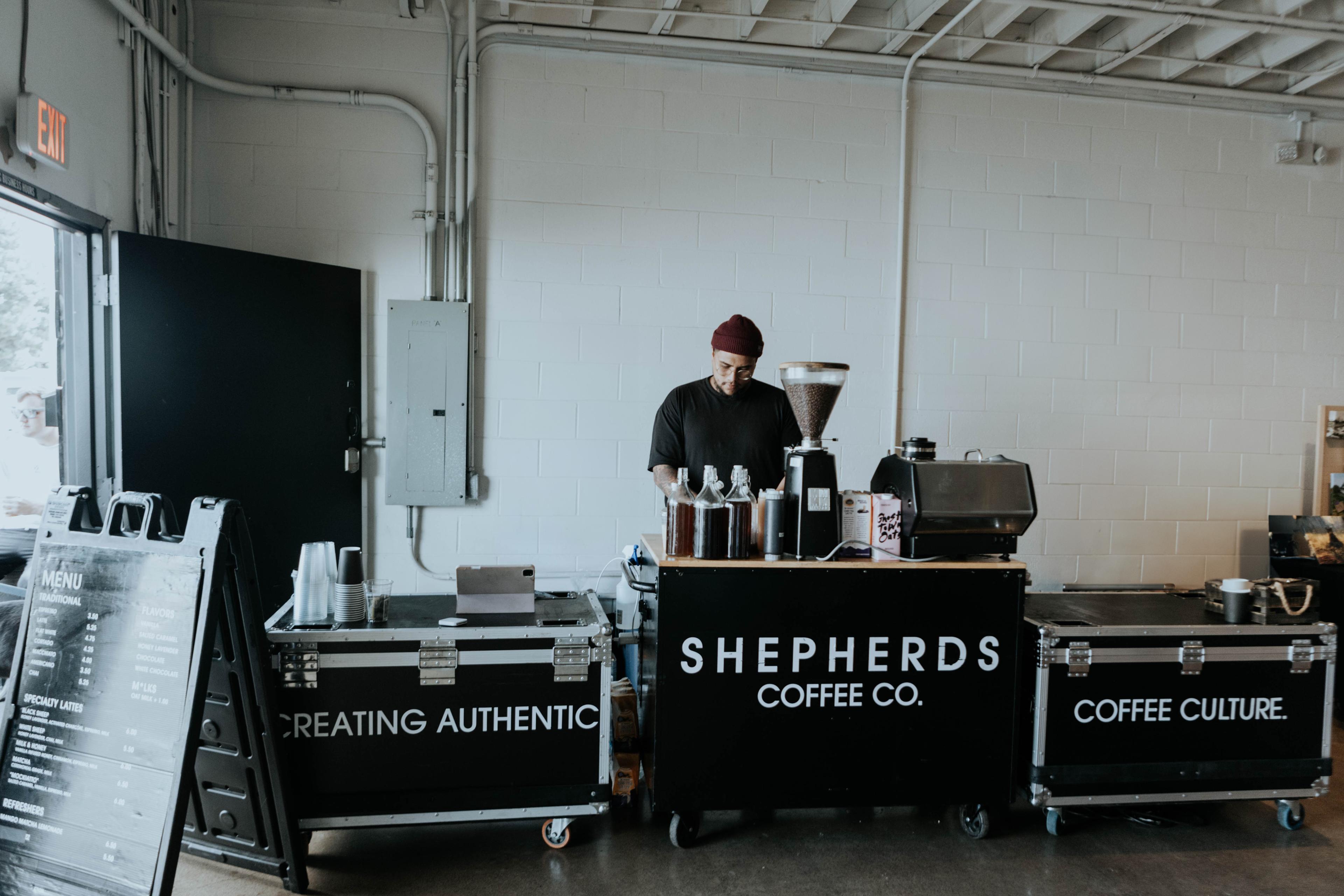 Shepherds Coffee Co. at a San Diego corporate event — 1