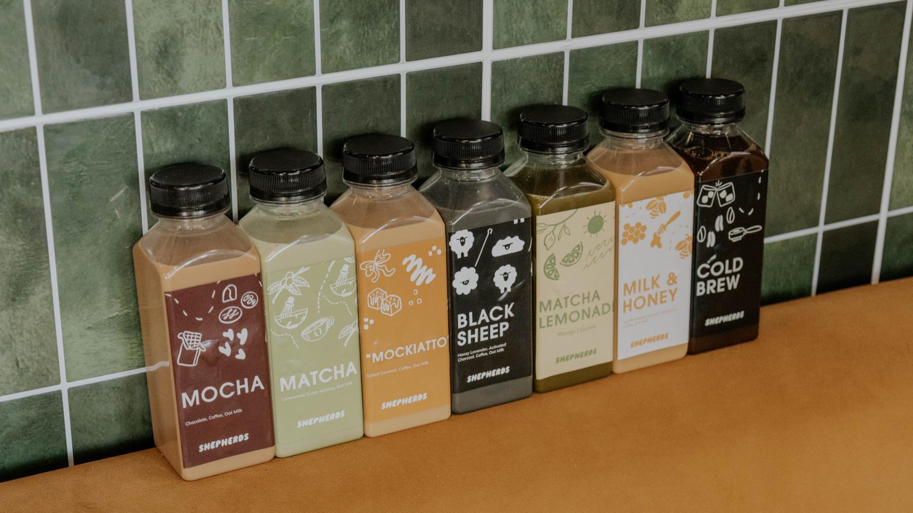 Shepherds bottled latte drop for a San Diego office